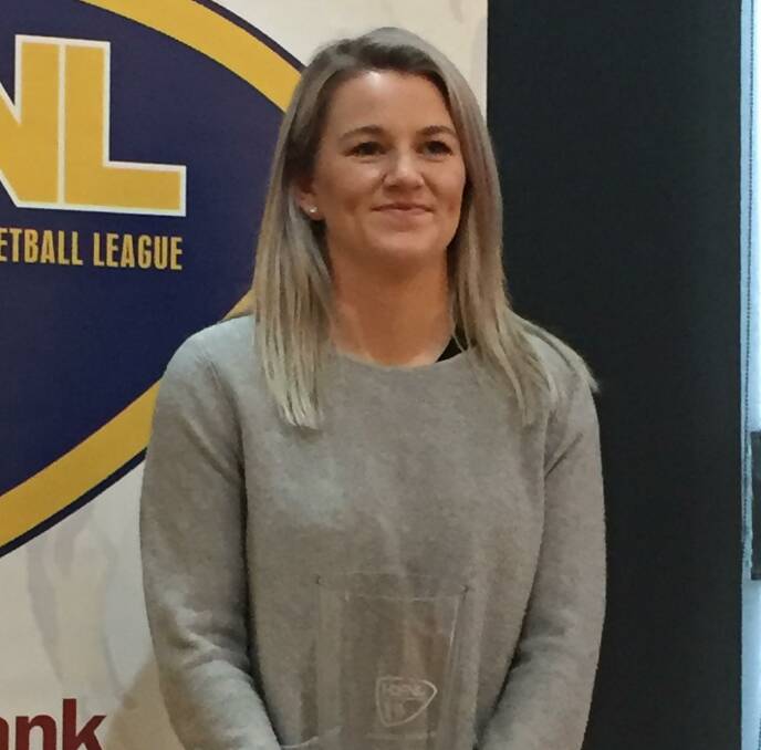 North Bendigo's Sophie Alford was the winner of the A reserve netball best and fairest.
