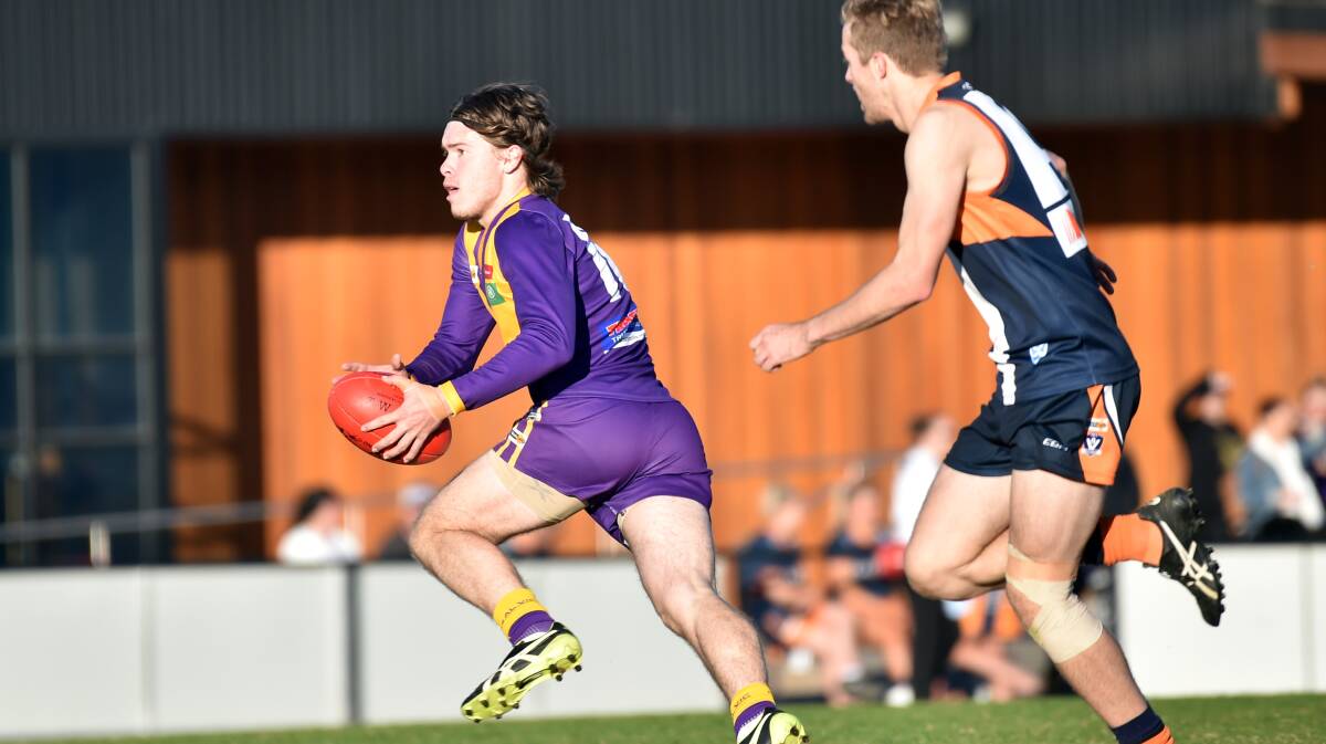 CLASS: Harry Gadsden kicked two goals for Bears Lagoon-Serpentine on Saturday.