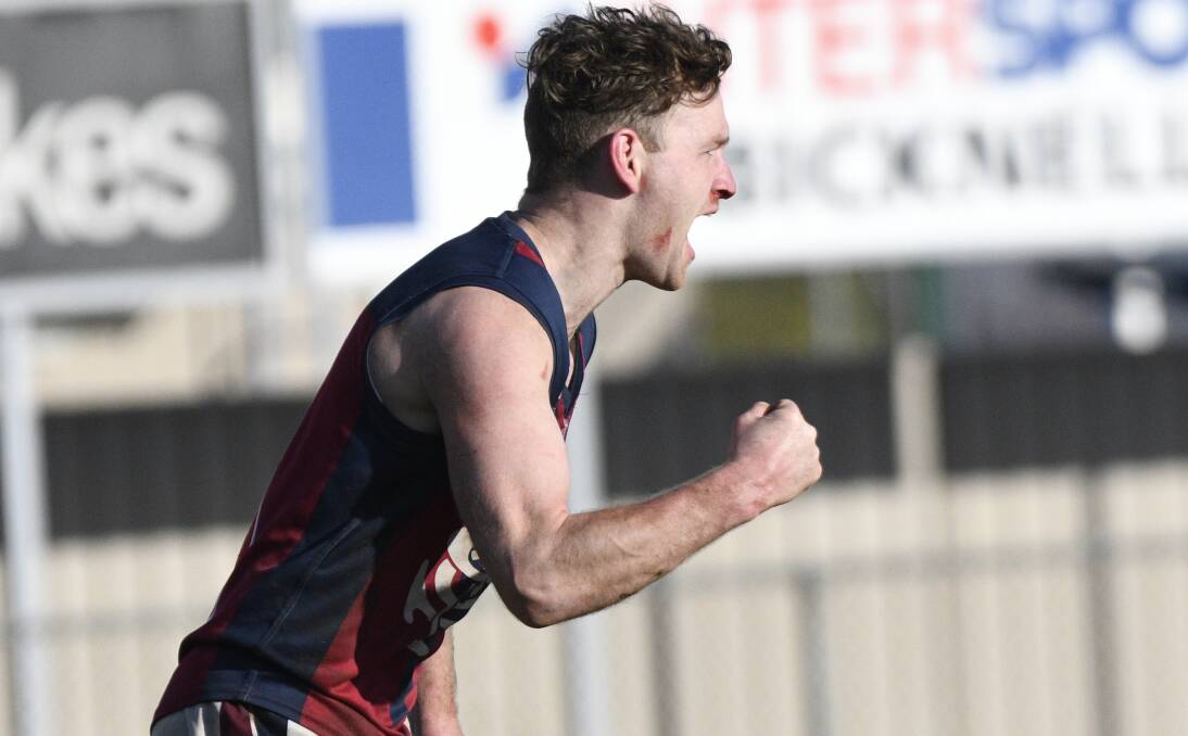 Nick Stagg kicked 3 goals for Sandhurst in its win over Kangaroo Flat.