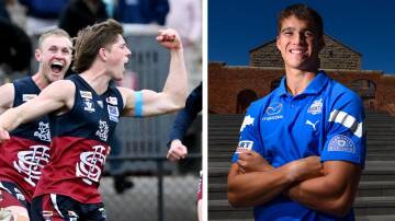 Sam Conforti and Flynn Perez have signed with Sturt in the SANFL for 2024. Pictures by Darren Howe