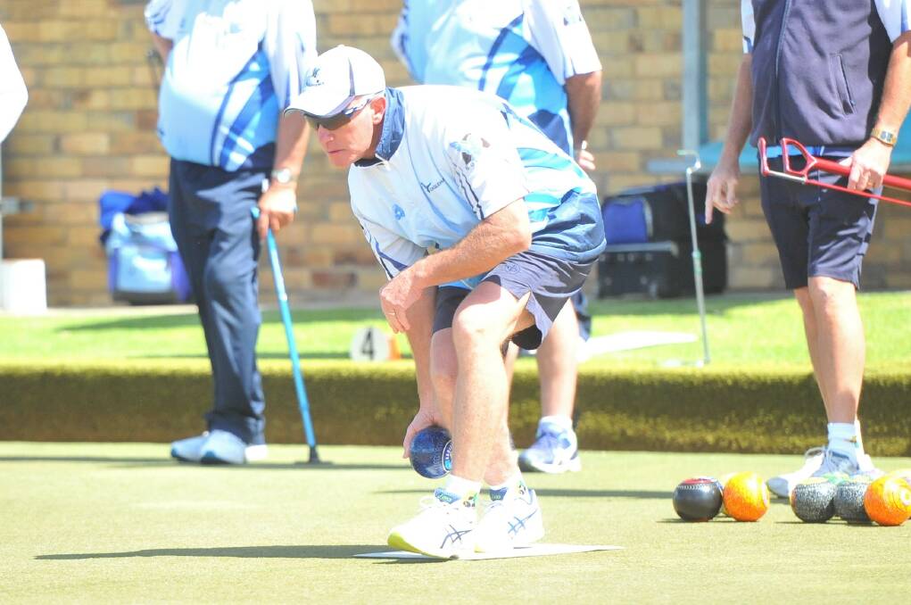 CONCENTRATION: Eaglehawk's Leigh Thurwood in action earlier in the pennant season.