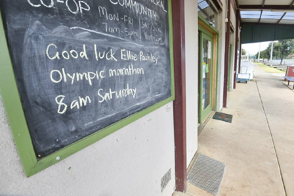 The Colbinabbin store wishes Ellie Pashley all the best for Saturday's Olympic marathon.