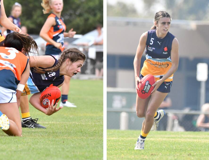 OPPORTUNITY KNOCKS: Bendigo Pioneers' duo Tara Slender and Elizabeth Snell have been invited to the upcoming AFLW Draft Combine. The AFLW Draft will be held on Tuesday, July 27. Pictures: NONI HYETT and ADAM BOURKE