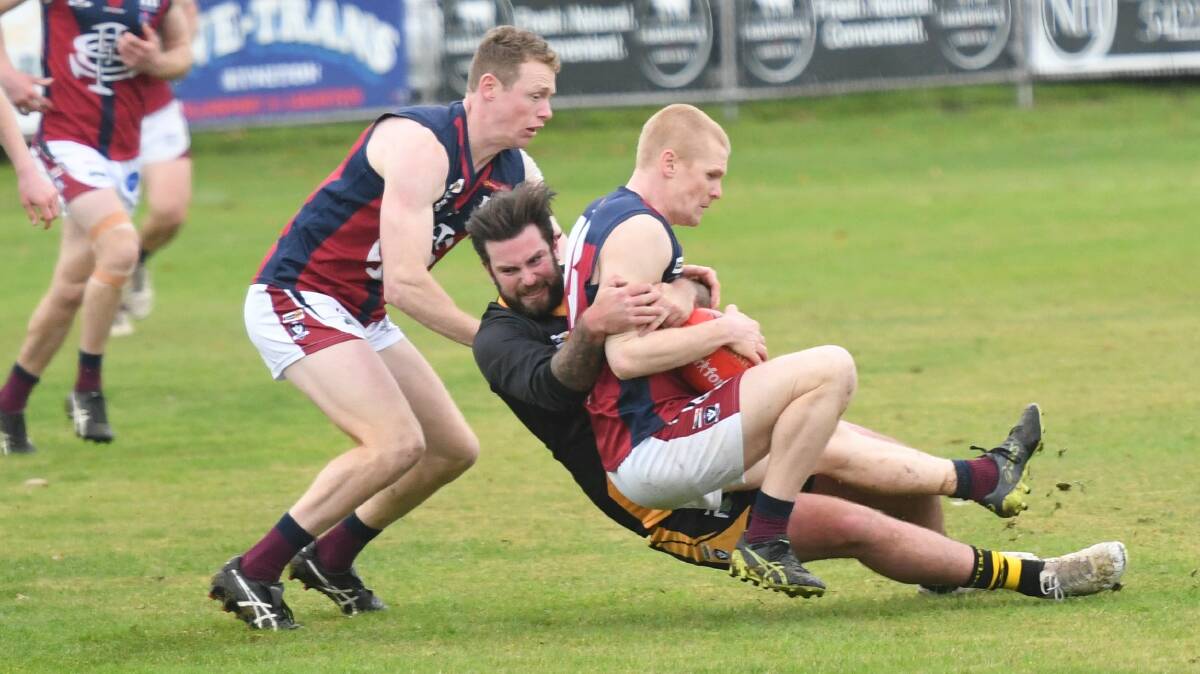 CRITICAL CONTEST: Sandhurst hosts Kyneton at the QEO on Saturday in what is shaping as a clash that will determine the finals fate of both sides. Picture: LUKE WEST