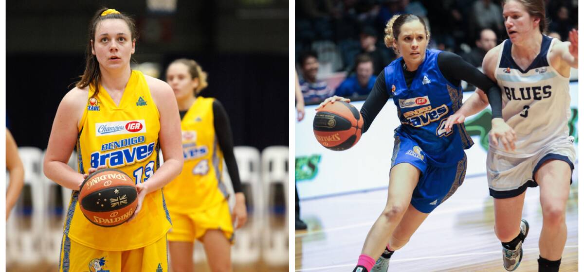 OPPORTUNITY TO IMPRESS: Caitlin McLachlan and Bianca Dufelmeier have been signed as development players for the Bendigo Spirit for the upcoming WNBL season. Both were members of the Bendigo Braves women's SEABL championship team this year. The Spirit's 2018-19 season begins on Saturday, October 13 against Melbourne.