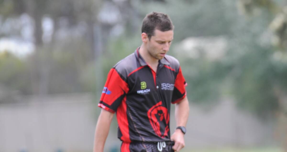 BATTLED HARD: All-rounder Rhys Irwin took three wickets in both the Demons' games last weekend against Kangaroo Flat and Bendigo United.