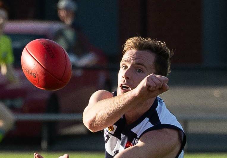 TOP GAME: Strathfieldsaye midfielder Jake Moorhead was among seven players who scored more than 150 ranking points in round three of the BFNL season on Saturday. Moorhead had 151 ranking points in the Storm's 45-point win over Kyneton.