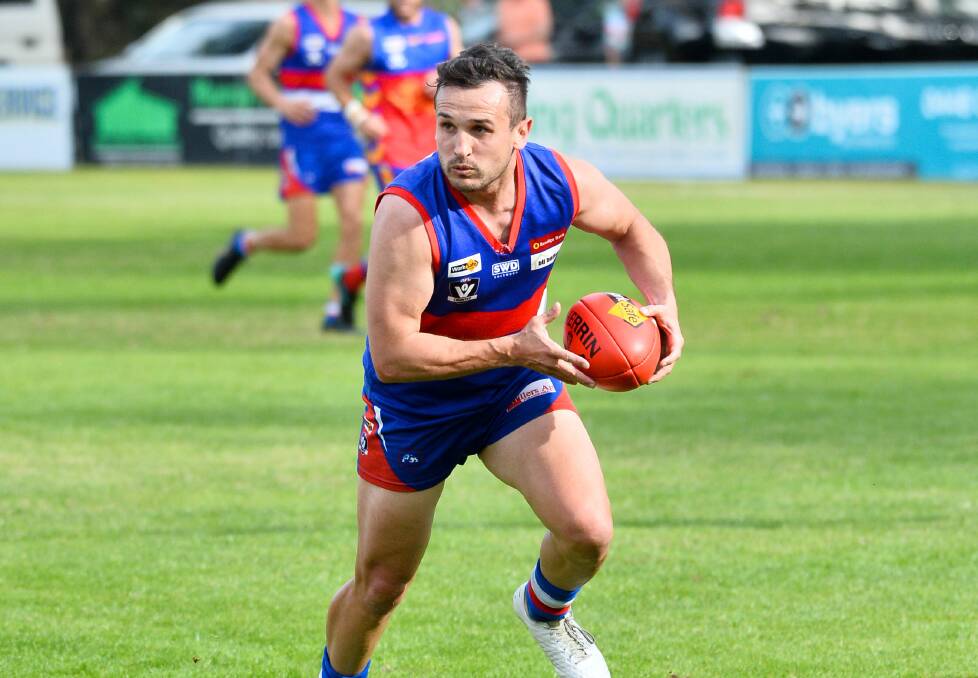 CONSISTENT: Pyramid Hill midfielder Billy Micevski. The Bulldogs would have hosted Bridgewater on Saturday in the LVFNL. Picture: BRENDAN McCARTHY
