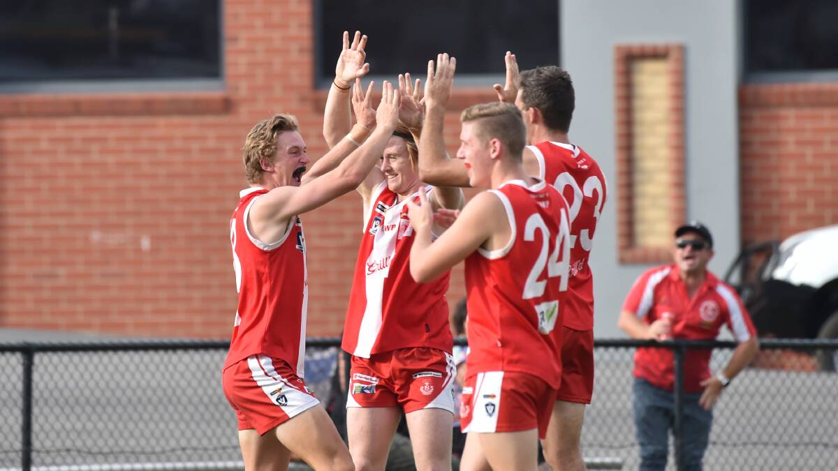 HANDS UP WHO NEEDS A WIN: South Bendigo has a draw and loss from its first two games of the BFNL season. Picture: GLENN DANIELS