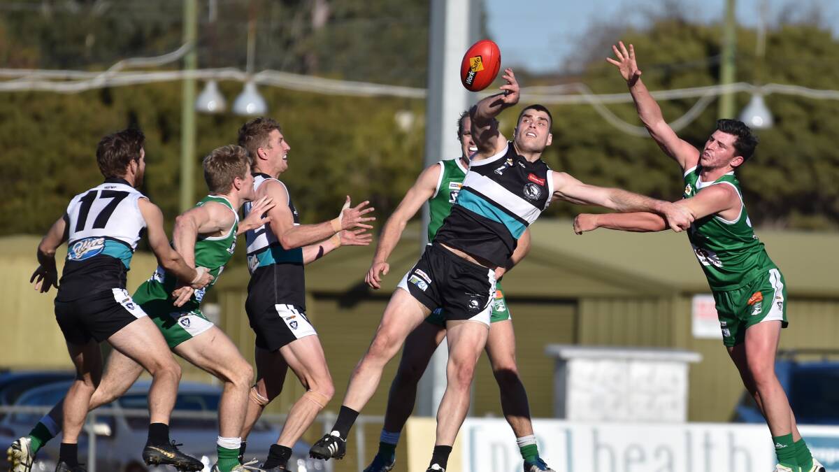 AIMING TO BOUNCE BACK: Kangaroo Flat makes the trip to Maryborough in the BFNL on Saturday. Both are coming off defeats last week.