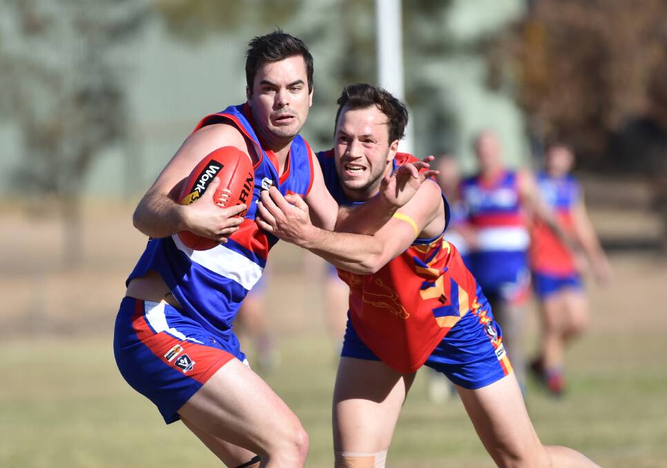 ON A ROLL: Pyramid Hill defeated Marong by 37 points in round 13 of the Addy Iso-Season for the Loddon Valley league. The Bulldogs now have a 11-1 record.