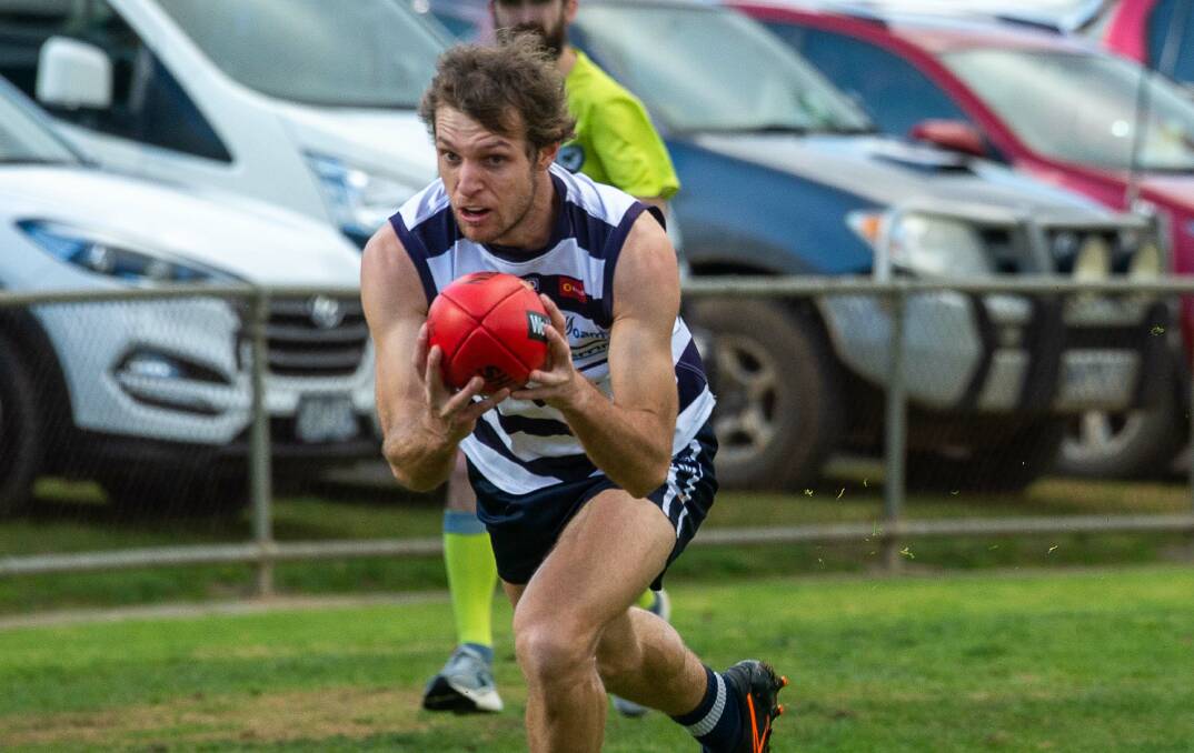 CLASS ACT: Lockington-Bamawm United's Jarod Bacon. The Cats open their 2022 season against White Hills at Scott Street on Saturday, April 9. Picture: PETER WEAVING