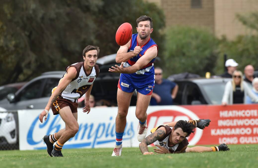 PACE-SETTER: North Bendigo's Aarryn Craig reached the 200-game milestone for the Bulldogs earlier this year. The Bulldogs are a game clear in top spot. Picture: GLENN DANIELS