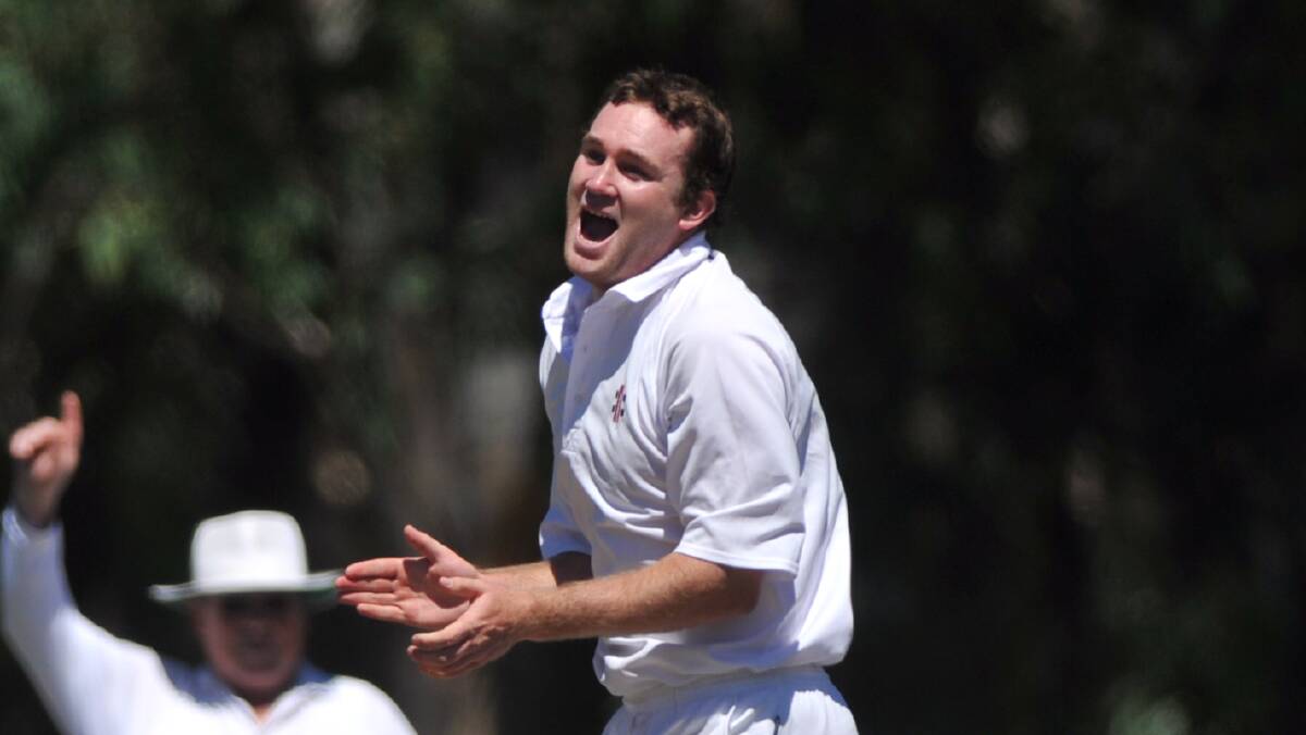 GLORY DAYS WITH THE BALL: Ben DeAraugo has twice taken at least 10 wickets in a match for Strathdale during the 2000s.