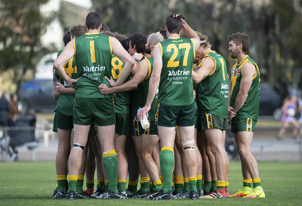 STILL A GLIMMER OF HOPE: If the HDFNL can hold a grand final day at Huntly on Saturday, September 18, second-placed Colbinabbin would take on Lockington-Bamawm United in the senior football. Picture: PETER WEAVING