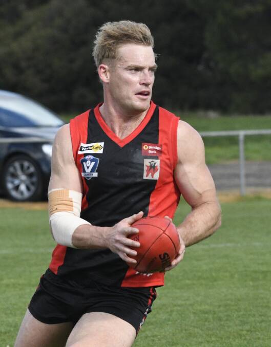 BUILD-UP: White Hills coach Sam Kerridge. The Demons play South Bendigo in a practice match on Friday night at Epsom-Huntly. Picture: NONI HYETT