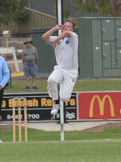 TOP SEASON: Huntly-North Epsom's Adam Ward is the BDCA's leading wicket-taker with 26, including 21 in his past five games. Picture: NONI HYETT