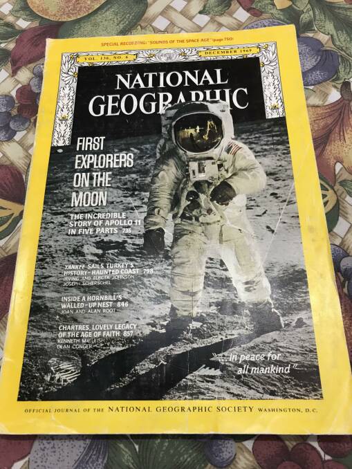 The December, 1969, edition of National Geographic.
