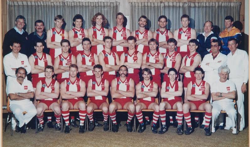 QUALITY SIDE: South Bendigo's premiership team of 1991 that defeated Castlemaine by 22 points in a tough contest at the QEO.