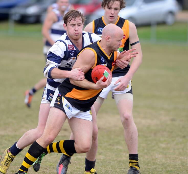 BIG WEEKEND: Darren Chambers will play senior game 250 for Kyneton this Saturday.