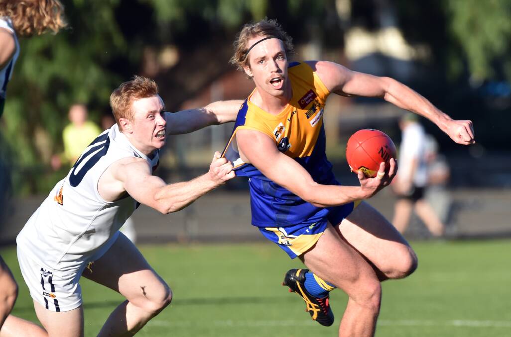 WELL PLAYED: Forward Pat McKenna was among Bendigo's best players in Saturday's big win.