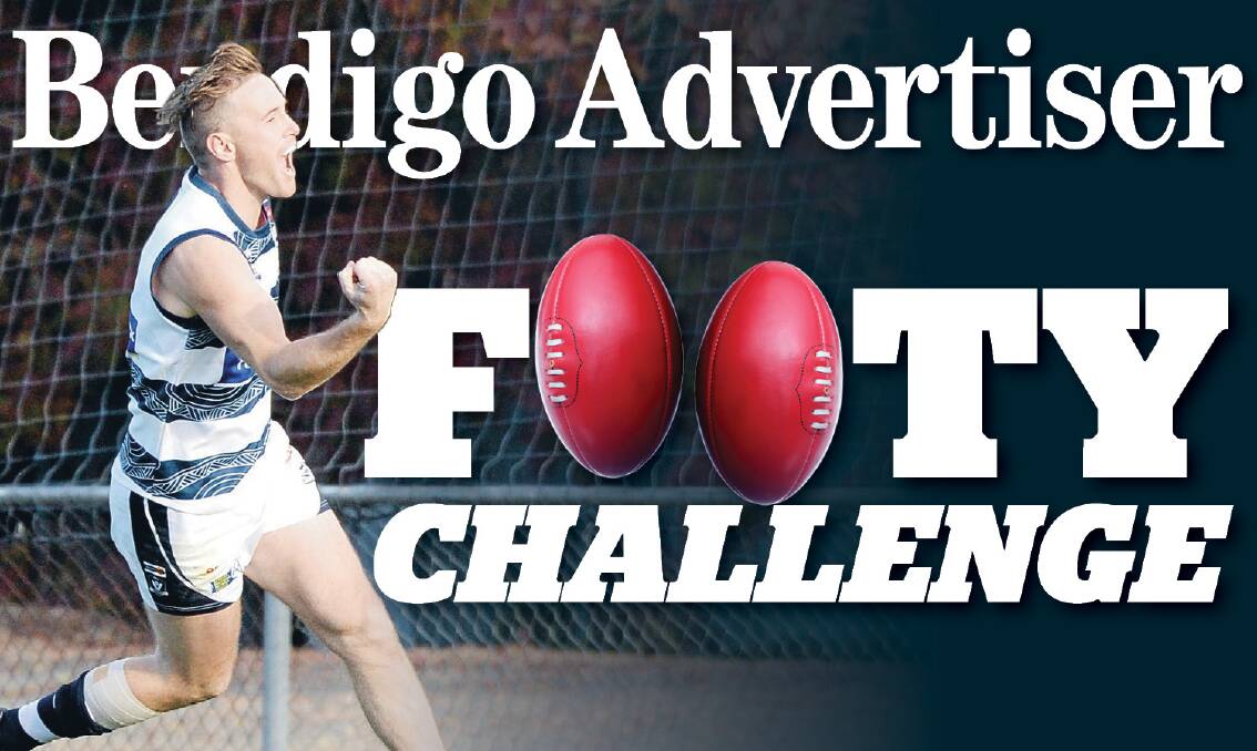 The winner of the Bendigo Addy Footy Challenge will receive a double pass to each of the Bendigo, Heathcote District, Loddon Valley and North Central grand finals.