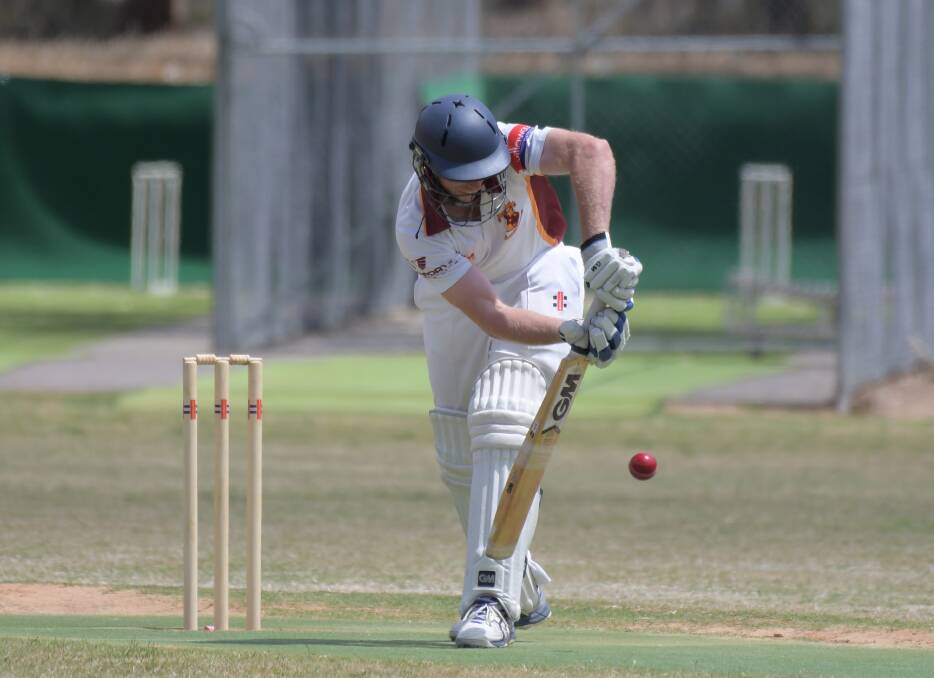 OPPORTUNITY: Maiden Gully captain Trevor Pickthall. The Gully is one win away from breaking its Emu Valley Cricket Association grand final drought this weekend. The Gully takes on Spring Gully in a semi-final.