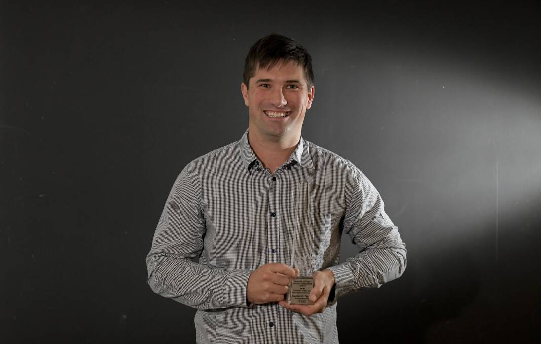 BDCA Cricketer of the Year Cameron Taylor. Picture: NONI HYETT