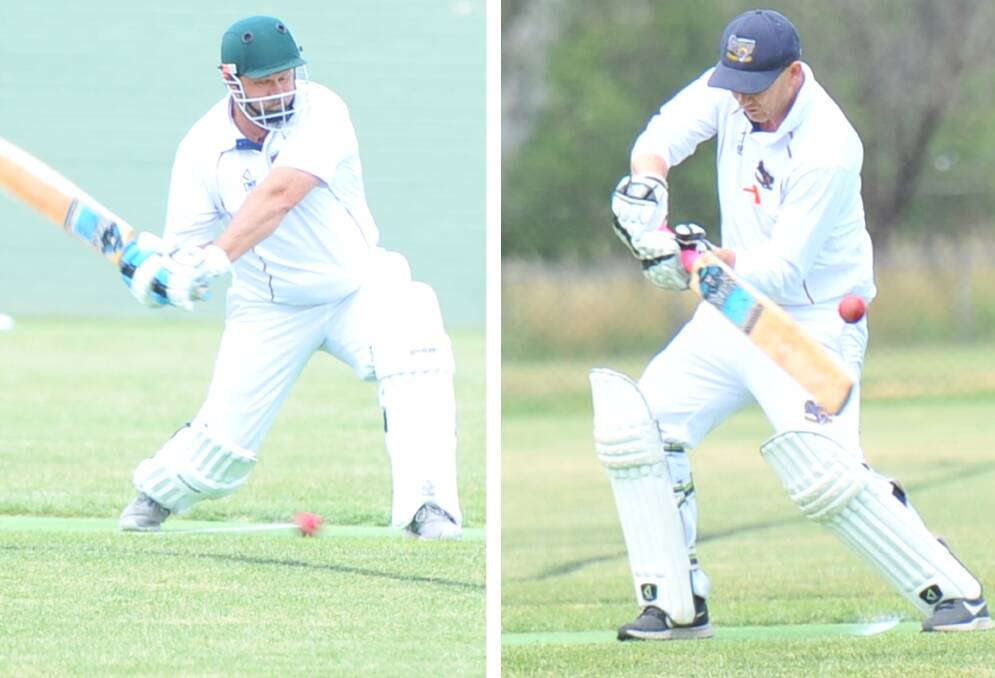 KEY PARTNERSHIP: Sedgwick's Andrew Sheehan (73) and Dustin Elliott (83) put on 95 together for the second wicket against West Bendigo on Saturday. Picture: LUKE WEST