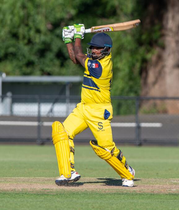 Chathura Damith is the BDCA's leading run-scorer after 10 rounds with 537. Picture by Enzo Tomasiello