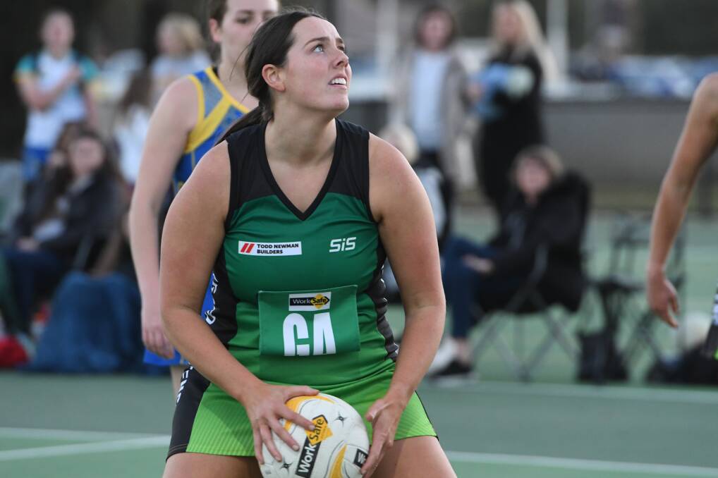 EXTENDED BREAK: Kangaroo Flat A Grade goal attack Abbey Ryan. The Roos will have to wait their return to competition given their round nine opponent Castlemaine doesn't have an A Grade netball team.