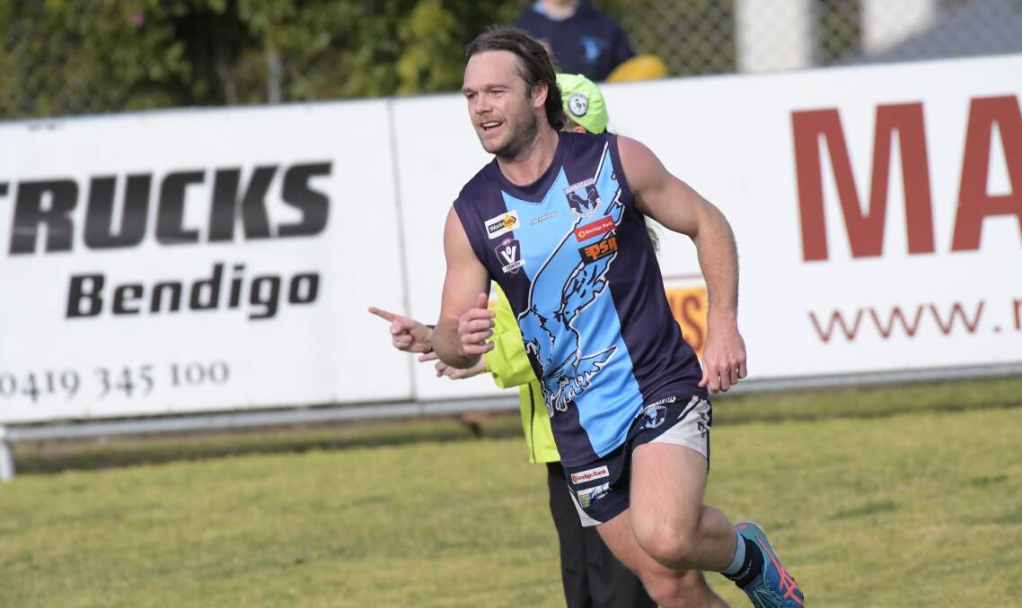 LEADING FROM THE FRONT: Josh Bowe has the chance to become Eaglehawk's first premiership coach since 2008 on Saturday. Picture: NONI HYETT