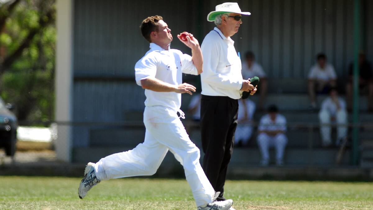 TOP ROO: Four times in his career at Kangaroo Flat Adam Burns has been the team's leading wicket-taker and run-scorer.
