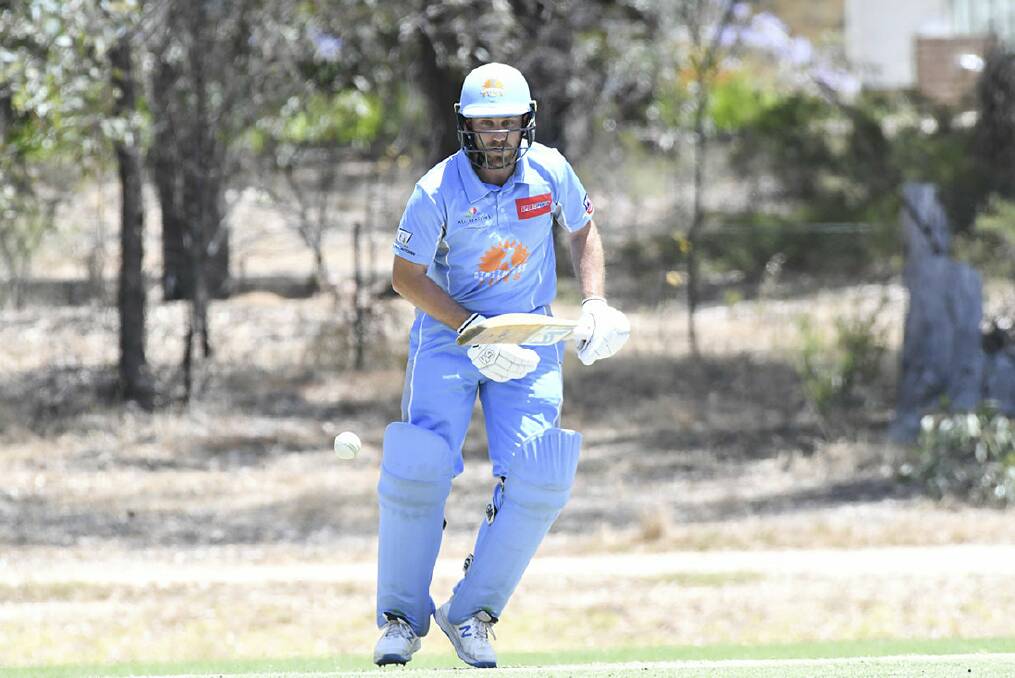 CLASS: Grant Waldron cracked 62 n.o. off just 45 balls for Strathdale-Maristians in last Saturday's big win over Eaglehawk at Bell Oval.