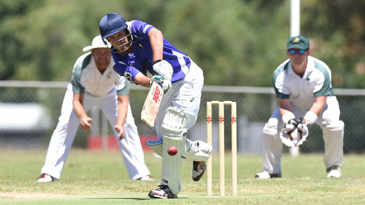 RECRUIT OF THE YEAR: Golden Gully's Greg Thomas has been influential with 653 runs and 13 wickets for the Cobras. Picture: NONI HYETT