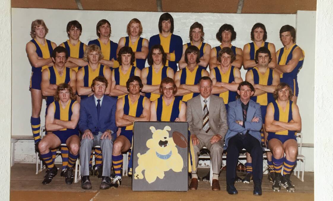 TOP DOGS: Golden Square's 1976 premiership team. The Bulldogs defeated Kyneton by 42 points for the flag. Picture: CONTRIBUTED