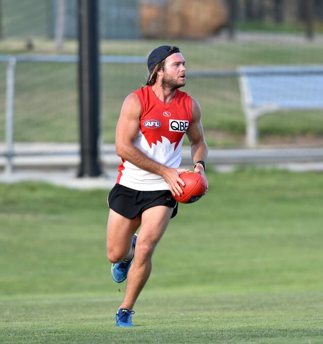 IN CHARGE: New Eaglehawk coach Josh Bowe. The Hawks play their first practice match against Redan at Ballarat's City Oval on March 25. Picture: GLENN DANIELS