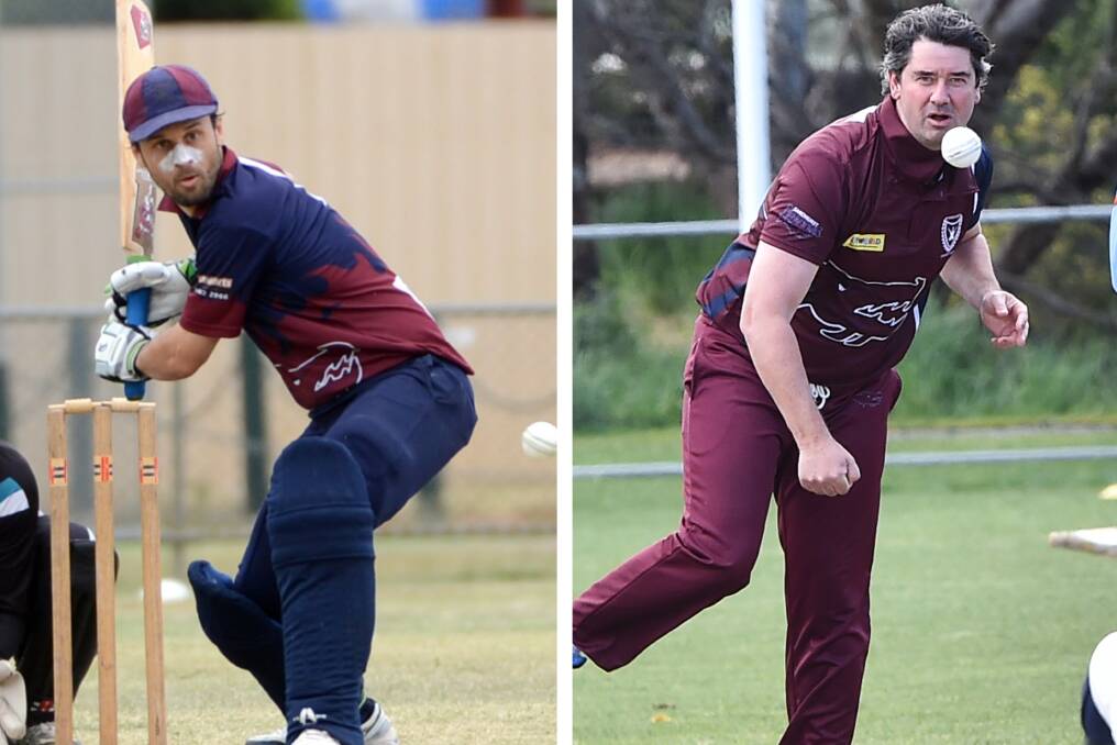 TOP PERFORMERS: Shane Robinson was Sandhurst's top run-scorer of the decade, while Craig Howard topped the wickets and MVP points.