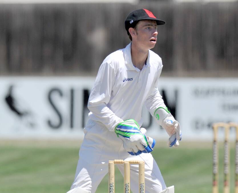 Sam Stagg during his cricketing days at White Hills.
