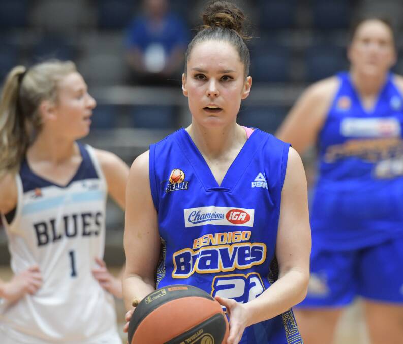 TOP GAME: Kelly Wilson's 22 assists were a highlight of Bendigo's win over Frankston in the women's match.