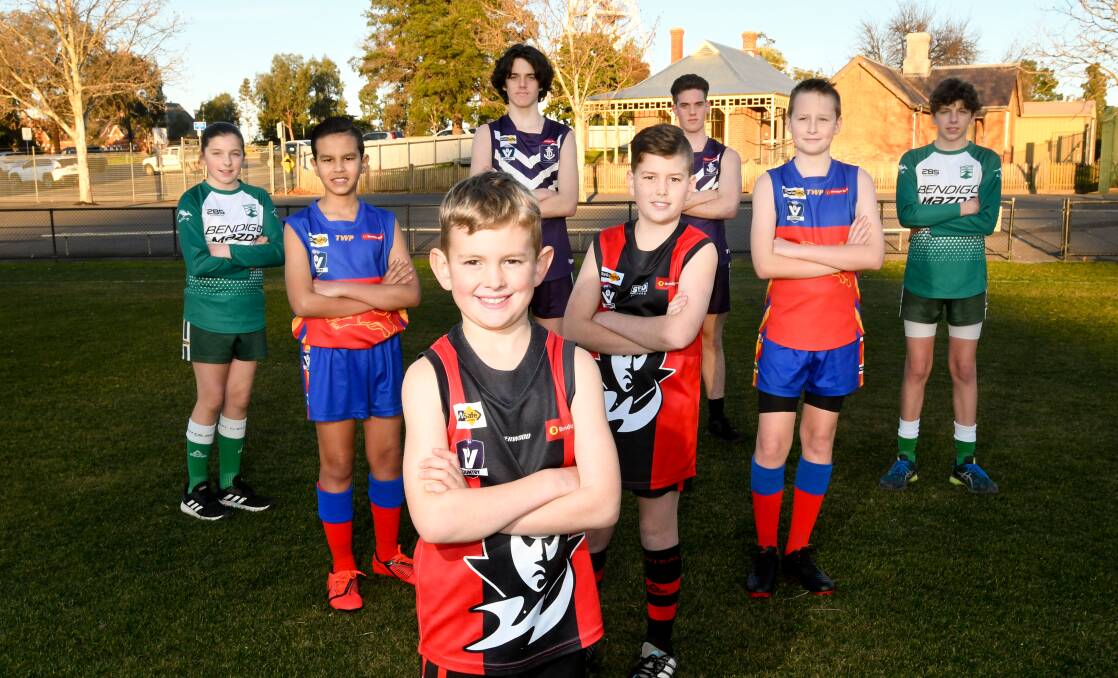 READY TO RUMBLE: The Bendigo Junior Football League's 10-week season gets under way this weekend. More than 150 teams are entered over 21 divisions. Picture: NONI HYETT