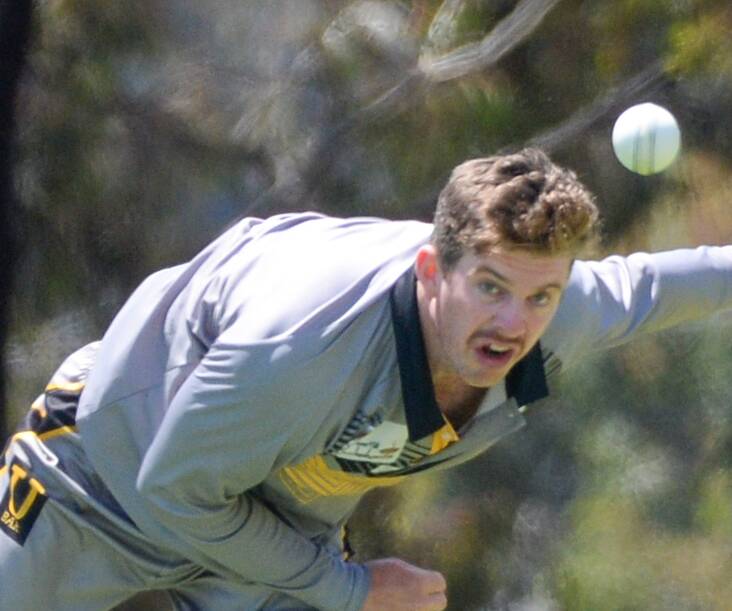 BIG DAY OUT: United's James Smith topped the BDCA/EVCA bowling figures for 2021 with his 6-11 against California Gully on February 20.