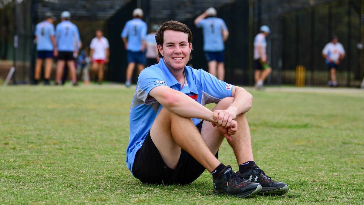 Strathdale-Maristians' James Barri at training this week. Picture by Enzo Tomasiello