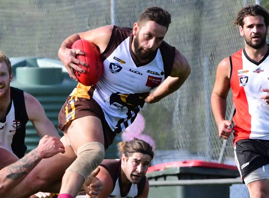 HISTORIC: Huntly's Ryan Semmel became the first player in HDFNL history to win three Cheatley medals this year.
