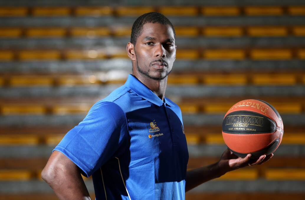 CONFIDENCE: Bendigo Braves import says his side has all the pieces to win this year's SEABL Championship. The Braves, who are 6-5, take on the winless Canberra at home on Friday night. Picture: GLENN DANIELS