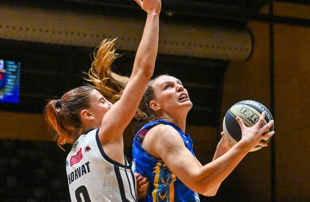 Reigning NBL1 South women's MVP Meg McKay has re-signed with the Bendigo Braves women for 2024. Picture by Darren Howe