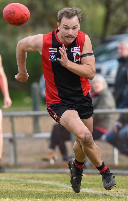 DEMON DELIGHT: White Hills' Mitch Dole. The Demons are through to the second week of the HDFNL finals after beating North Bendigo on Sunday.