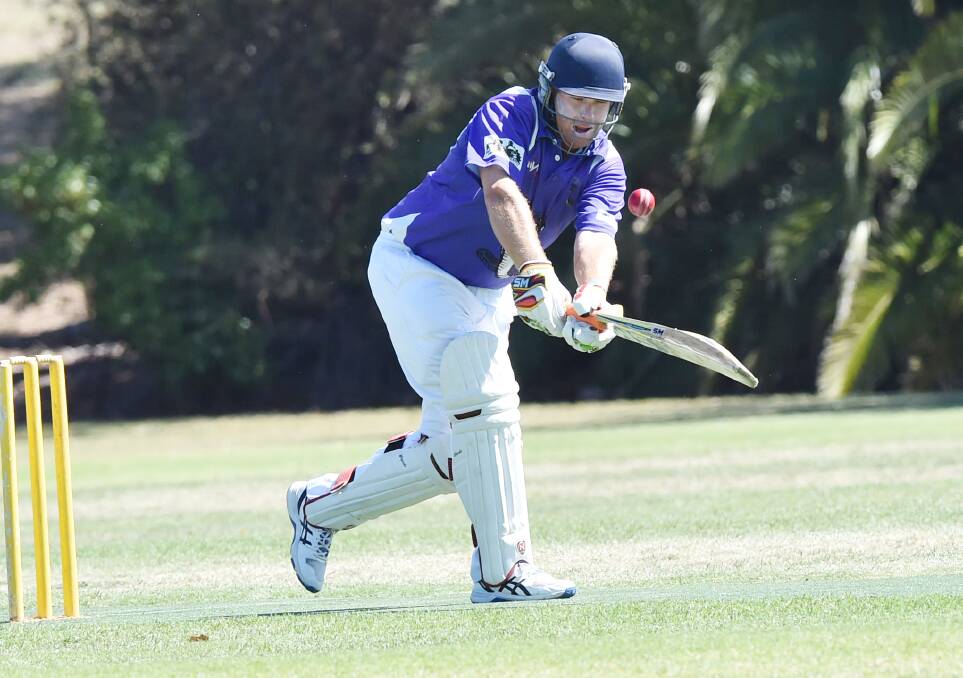 WELL BATTED: Club stalwart Jeremy Rogerson made 60 on Saturday in Golden Gully's winning score of 231 against Mandurang. Picture: DARREN HOWE