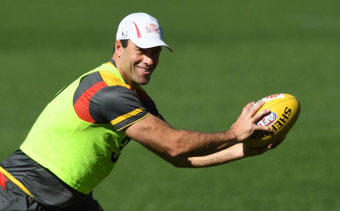 OPPORTUNITY PRESENTS: Former Bendigo Pioneer Dean Solomon will coach the Gold Coast Suns for their last three games of the AFL season. Picture: AAP