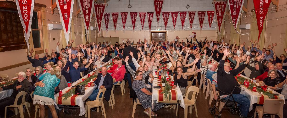 Elmore celebrates its 150th anniversary at the Elmore Memorial Hall last Saturday night. Picture by Matthew Clarkson